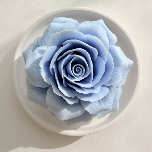 Porcelain Blue Rose -- Passive Diffuser
