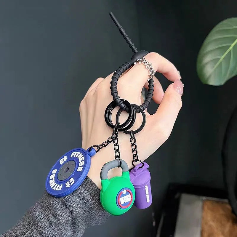 Clean fit Gym Keychain -- Greeny