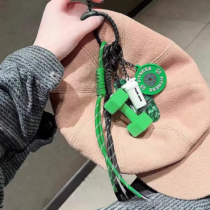Clean fit Gym Keychain -- Greeny