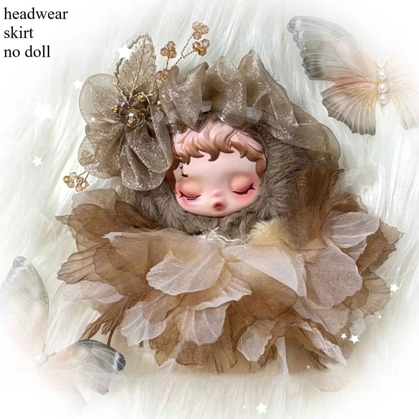 Skullpanda Light Weaving Garden Exquisite Butterfly Dress