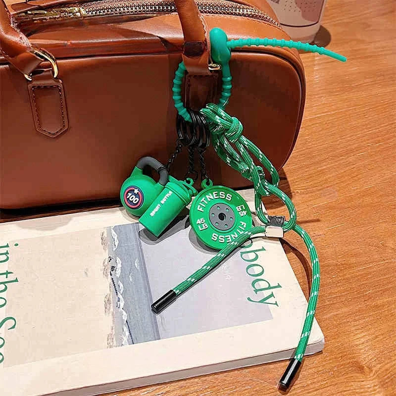Clean fit Gym Keychain -- Greeny