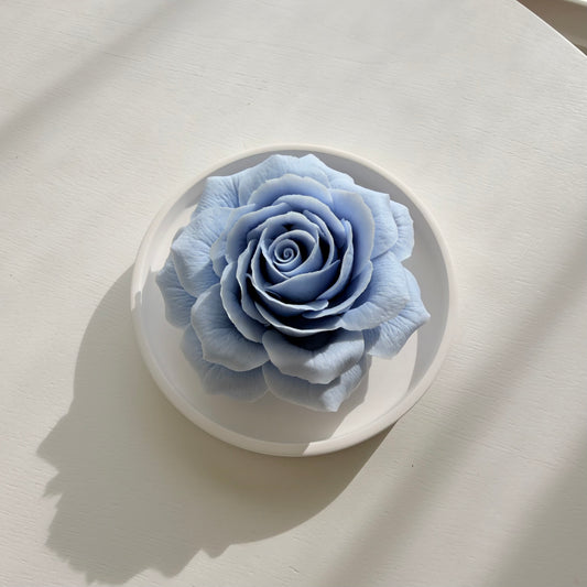 Porcelain Blue Rose -- Passive Diffuser