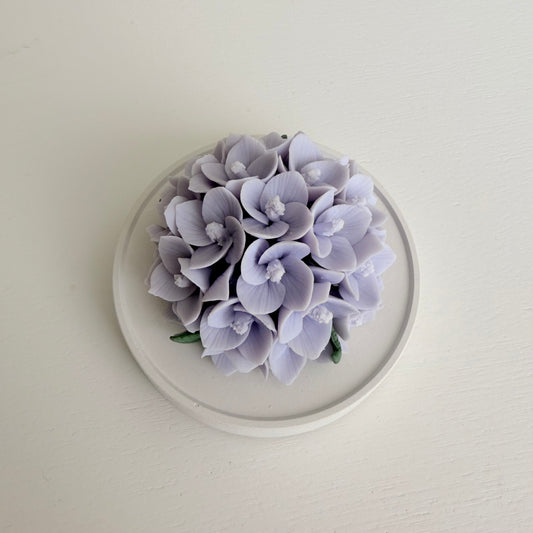 Porcelain Art Hydrangea-- Passive Diffuser