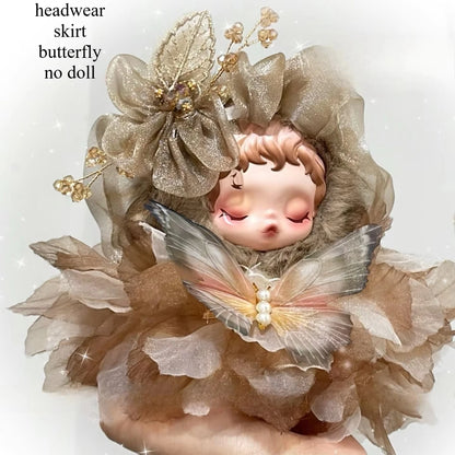 Skullpanda Light Weaving Garden Exquisite Butterfly Dress