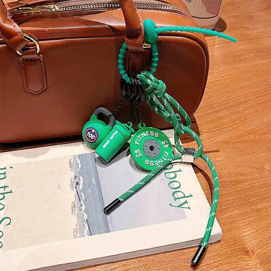 Clean fit Gym Keychain -- Greeny